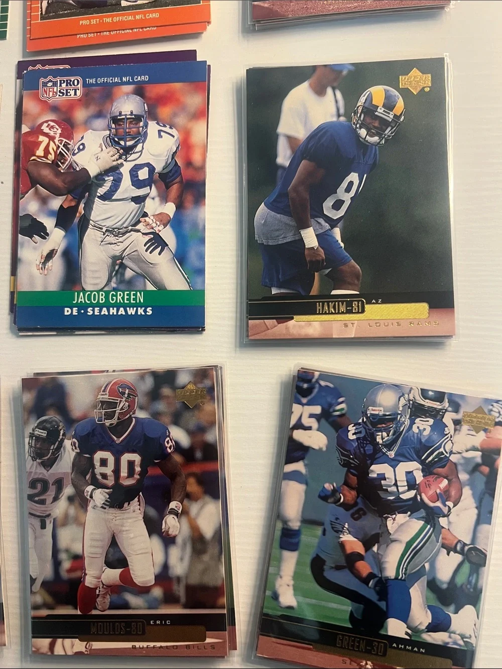 87 Vintage NFL Football Card Lot - Great for Collectors